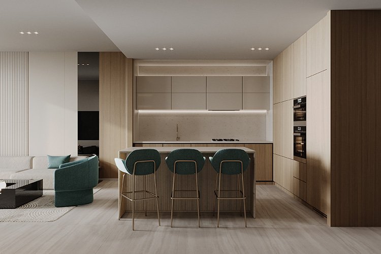 Iconic architecture of Binghatti Aquarise Dubai real estate
