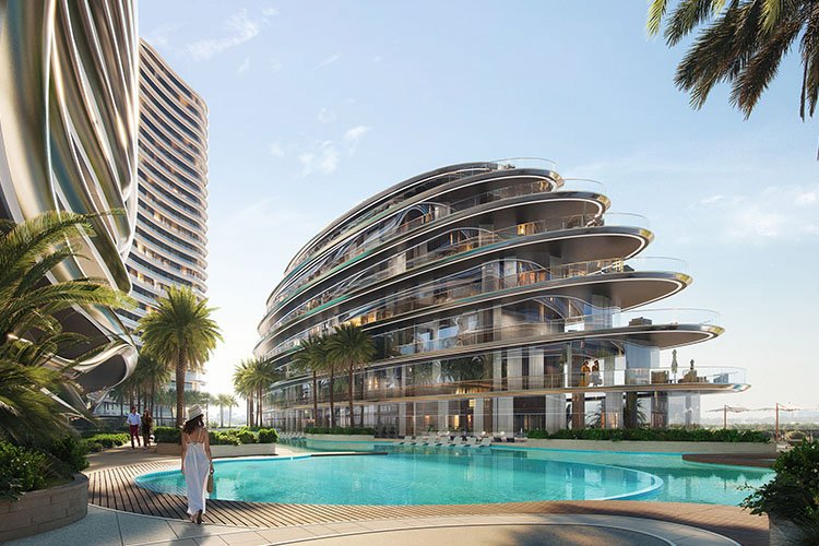 Luxury apartments at Binghatti Aquarise by Binghatti Developers