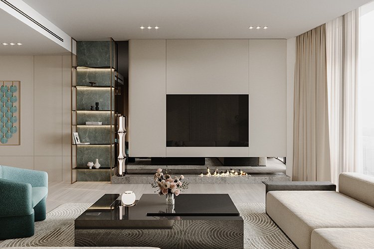 High-rise apartments in Business Bay Dubai Binghatti Aquarise
