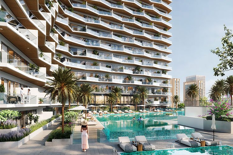 Contemporary architecture of Binghatti Haven Dubai
