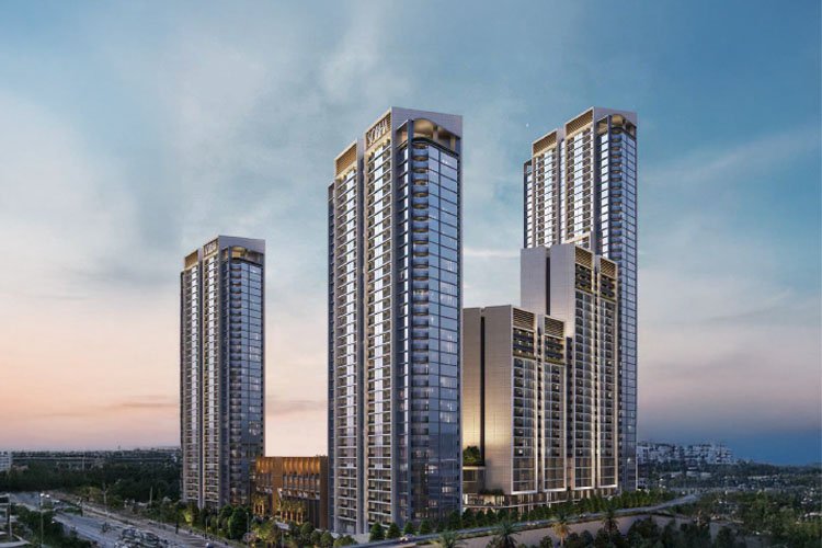 Sobha Orbis residential complex in Motor City Dubai