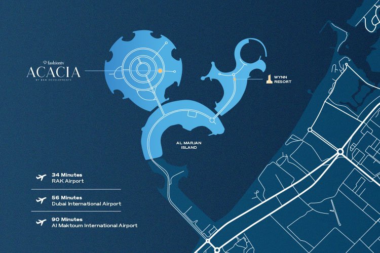Fashion TV Acacia luxury beachfront residences Al Marjan Island